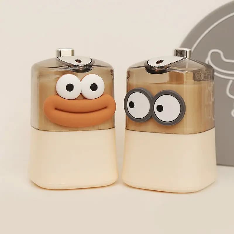 Creative toothpick box for intestines and mouth of cartoons for home use Light luxury toothpick holder in high-end cream style