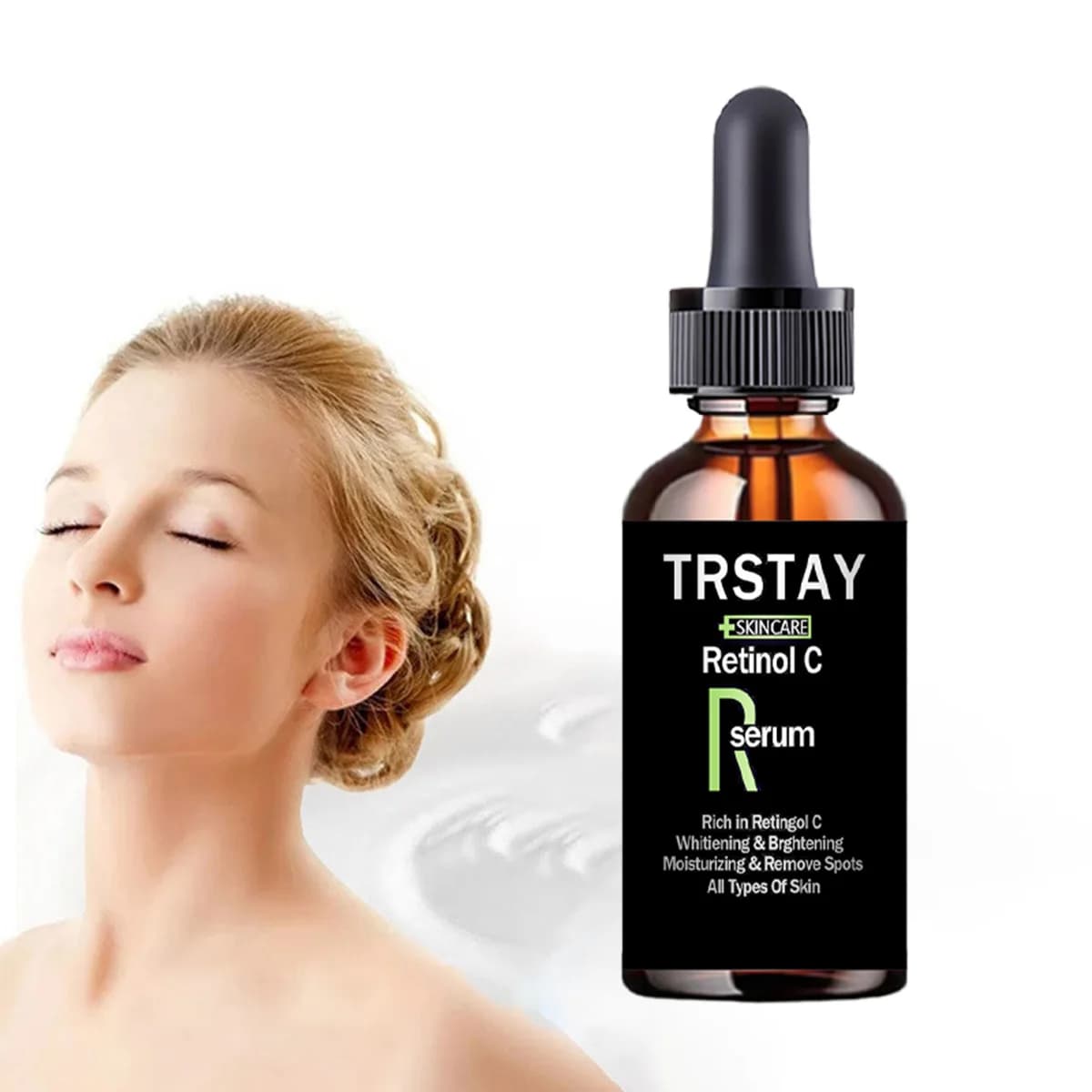 Antiossidante schiarente della pelle VC olio essenziale acido ialuronico vitamina E essenza facciale locale cosmetici prodotti per la cura della pelle