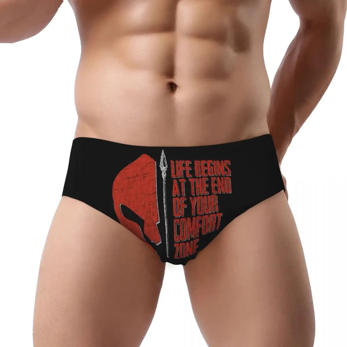 Mutande morbide da uomo personalizzate Spartan Spirit Sparta Warrior da uomo