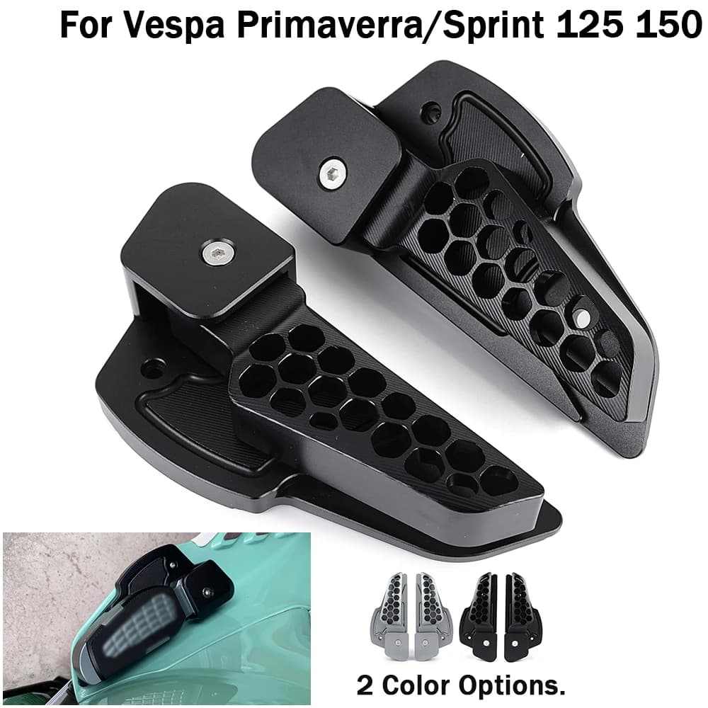 Estensioni pedane passeggero pedane estese per Vespa Primavera Sprint 125 150 2017-2020 2019 accessori moto Vespa