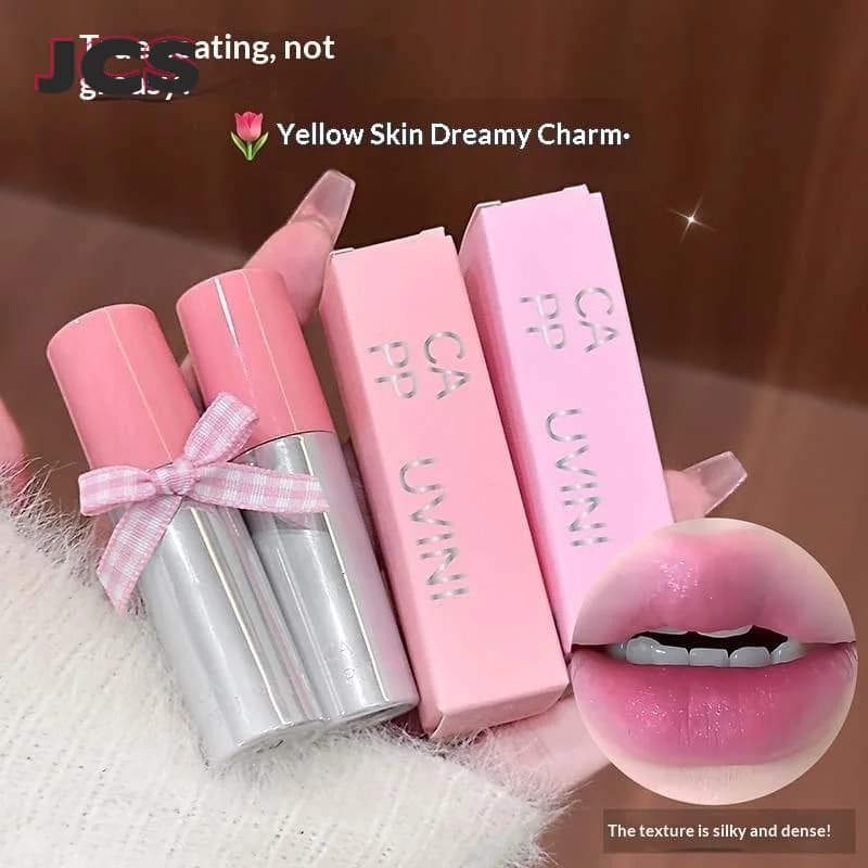 Cappuvini Velvet Soft Lip Glaze Shimmer Matte Rossetto Liquido Opaco Impermeabile Facile da Applicare Lip Mud Tinta Labbra a Lunga Durata Non Appiccicoso