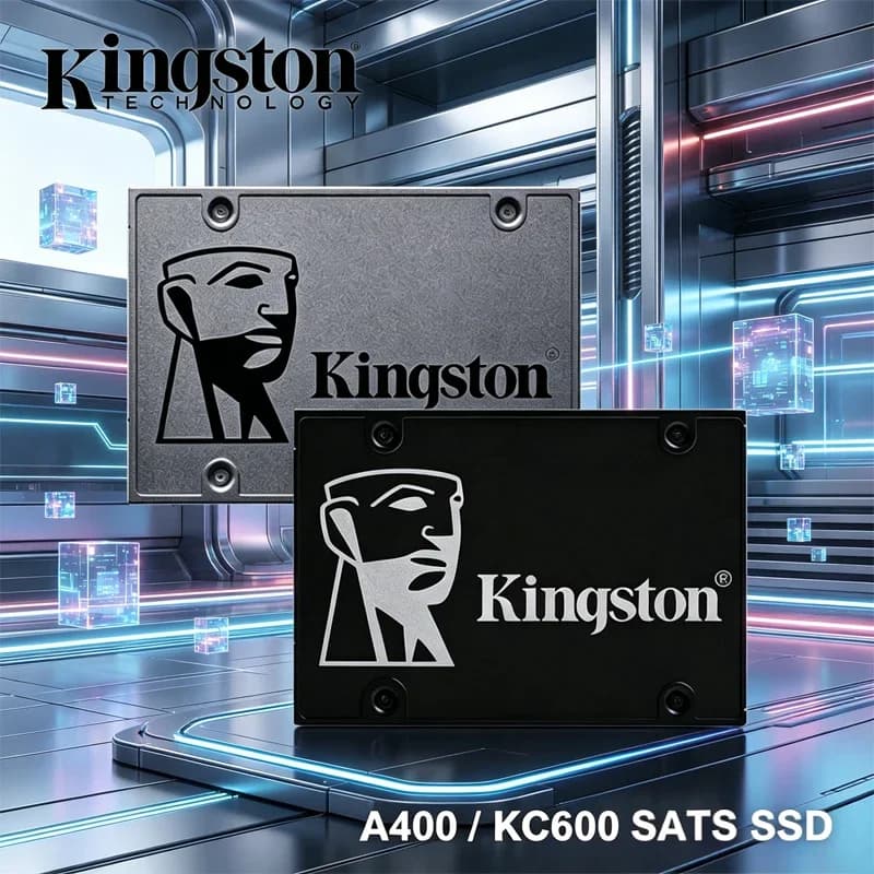 Kingston SSD KC600 512GB 256GB 1TB 2TB A400 120GB 240GB 480GB 960GB SATA III 2.5 Internal Solid State Drive HDD Hard Disk HD SSD