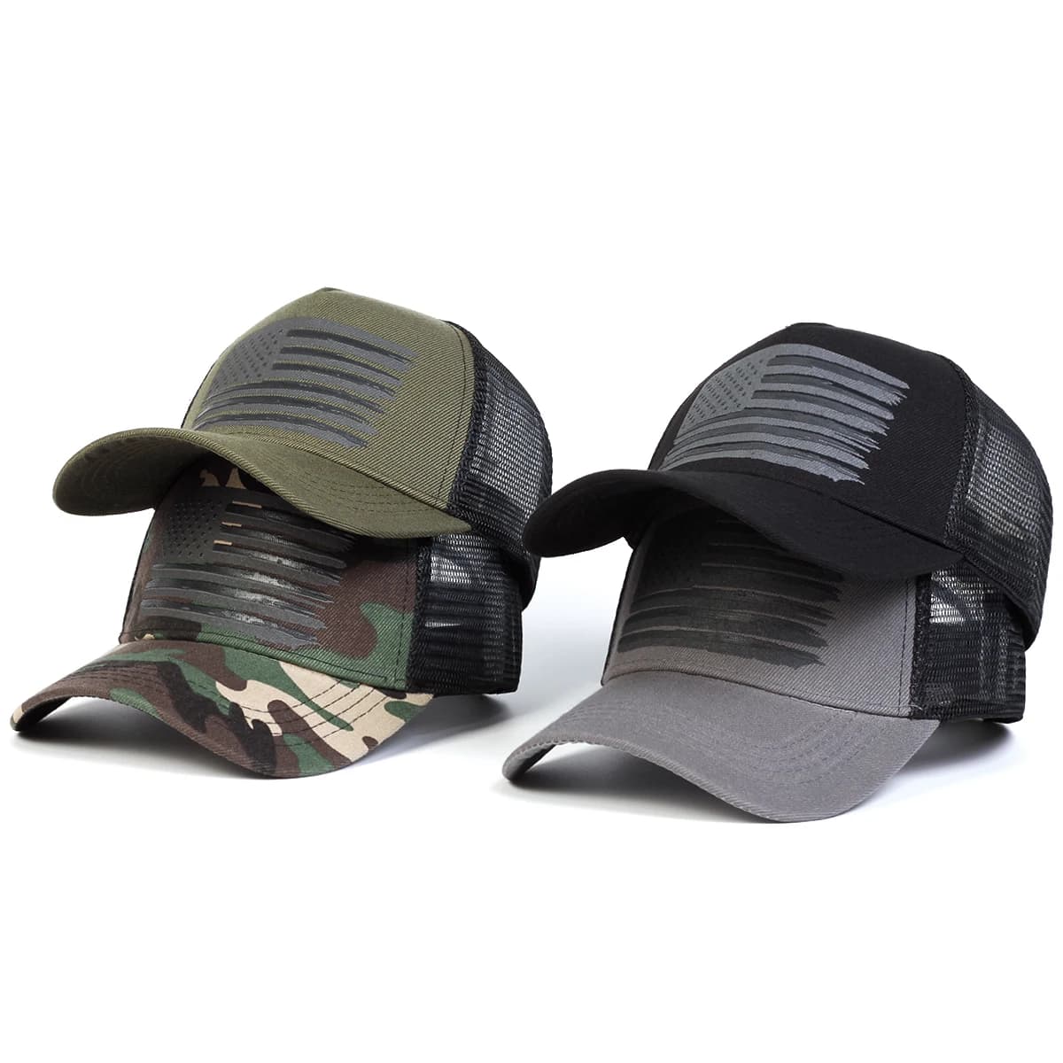 Cappellini da baseball unisex con stampa bandiera statunitense, cappelli casual regolabili per primavera ed estate, cappello con protezione solare