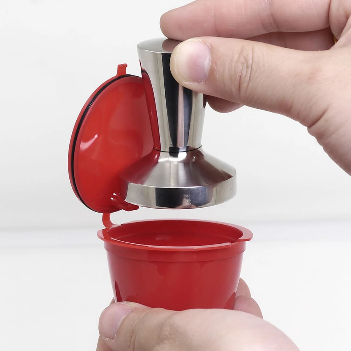 Pressino per caffè Smart Dolce Gusto in acciaio inossidabile 40MM Caffè Barista Espresso Tamper piatto Dolce Gusto Nescafè Parti per caffettiera