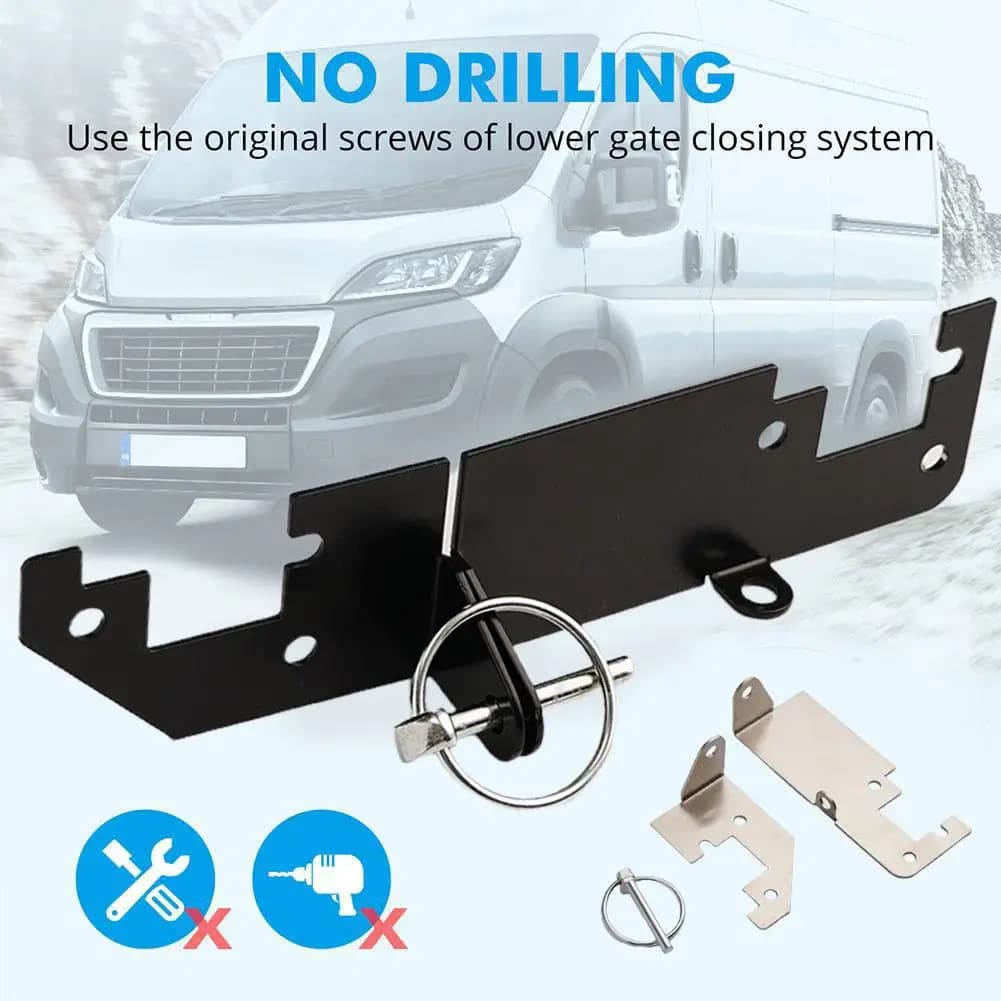 Protezione serratura porta posteriore di sicurezza per Fiat Ducato Jumper Boxer X250 X290 H1 H2 per ponticello relè Boxer X250 X290 tetto Camper