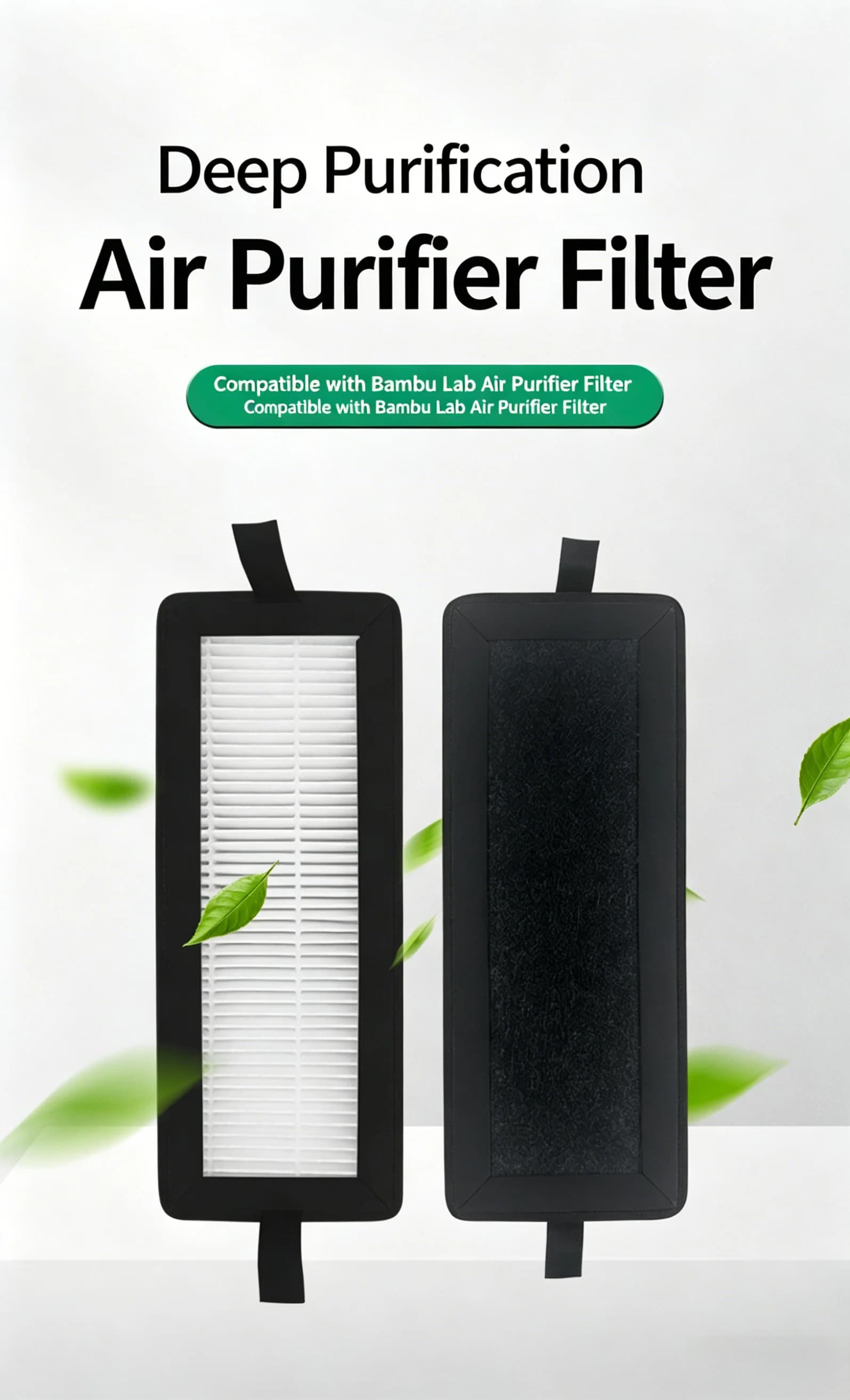Filtro Aria HEPA 13 a Carboni Attivi, Ricambio Migliorato per Stampante 3D Bambu Lab P2S, Eliminazione Particelle e Odori