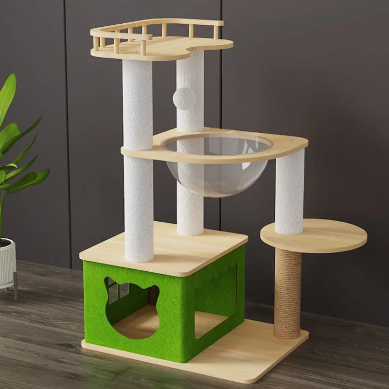 Indoor cat villa cat scratching board wholesale cat jumping platform cat tree cat climbing frame muebles para gatos kedi evi