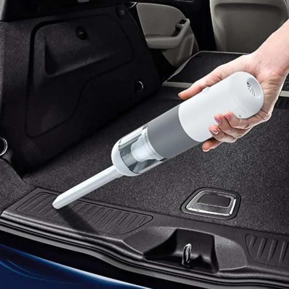 Raccoglitore di polvere Mini aspirapolvere per auto Dispositivo di rimozione della polvere portatile senza fili Letto collettore di polveri ricaricabile