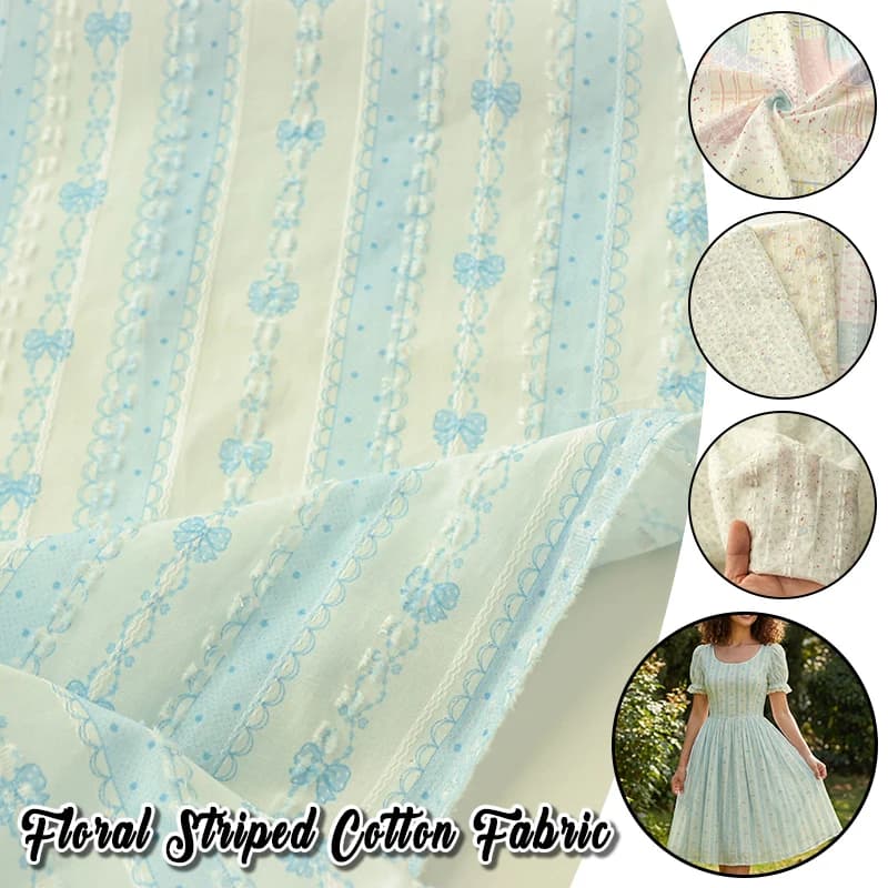 15 Colors Fresh Pastoral Printed Cotton Fabric for DIY Sewing Spring Summer Clothes Dress And Home Textile Tablecloth Bedding