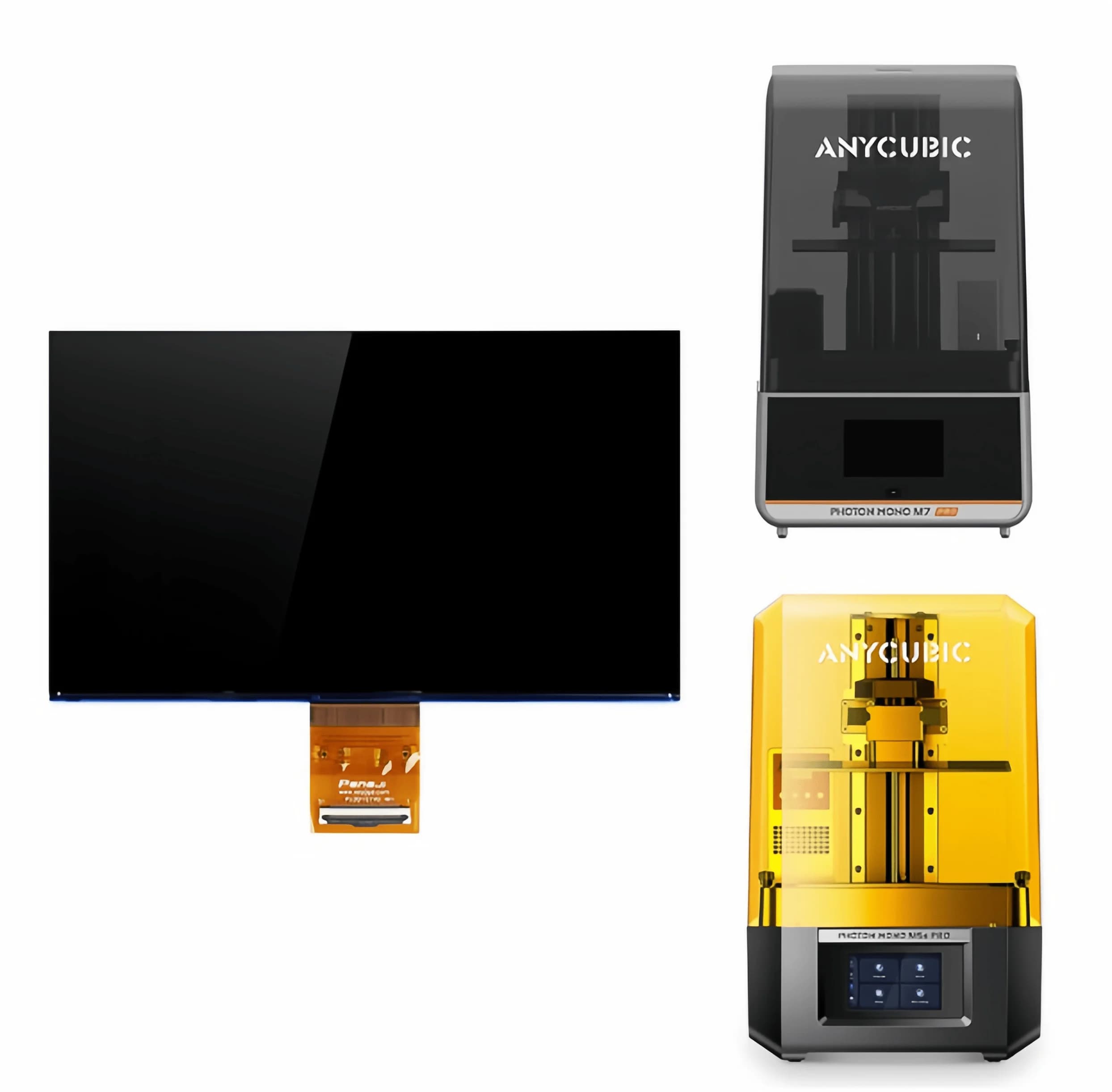 3D bright curing LCD printer with 10.1 inch HD screen for 14K printing, Mono M5s Pro/M7 Pro