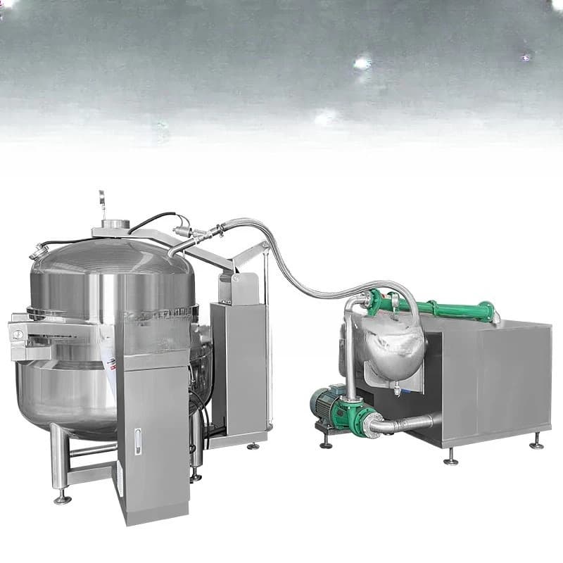 Frutta conservata, attrezzature, linea di produzione, mela secca, pentola per immersione con zucchero, fragola, pentola per immersione sottovuoto