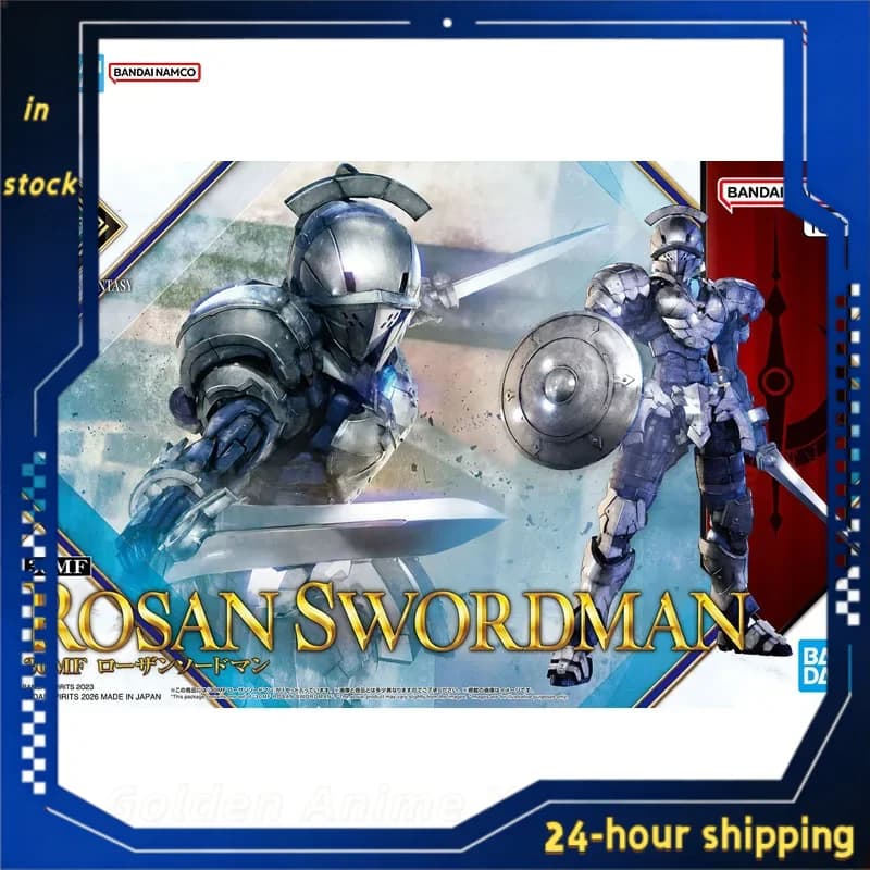 In Stock Genuine Bandai Model Kit 30MF Class Up Armor Rosan Swordman Gladiator Anime Action Figure Collection Assembly Model Toy