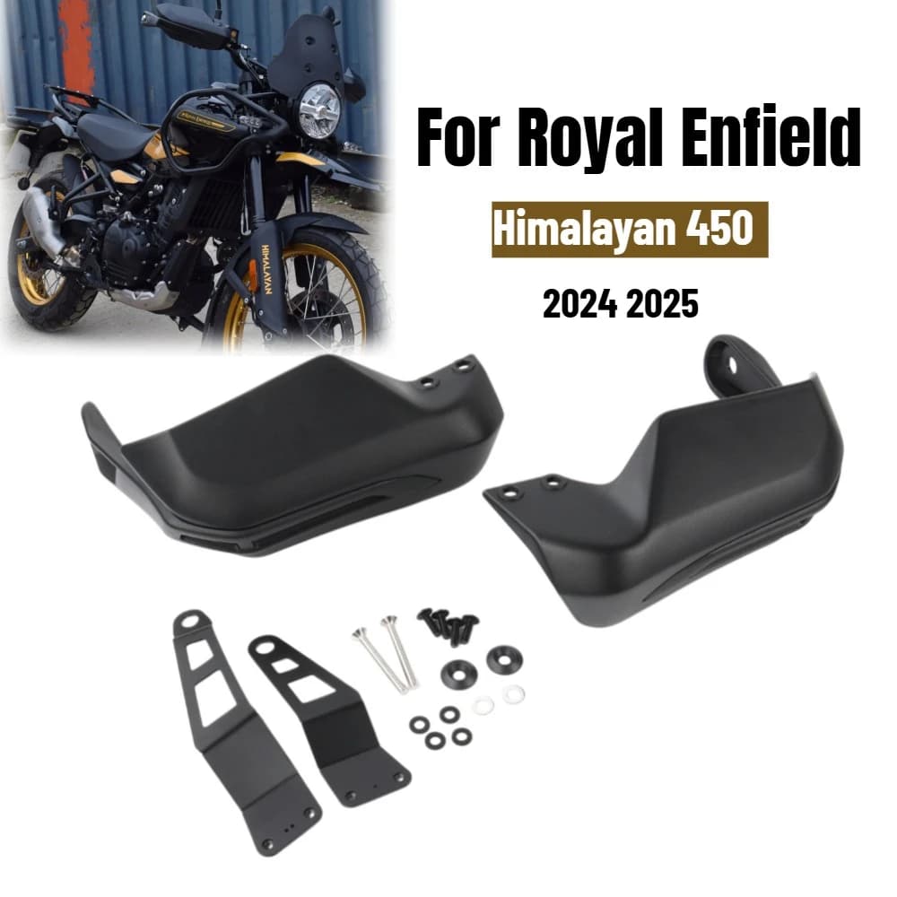 Protezione per Manubrio Moto Royal Enfield Himalayan 450, Paravento, Protezione Mani, Accessori Pratici