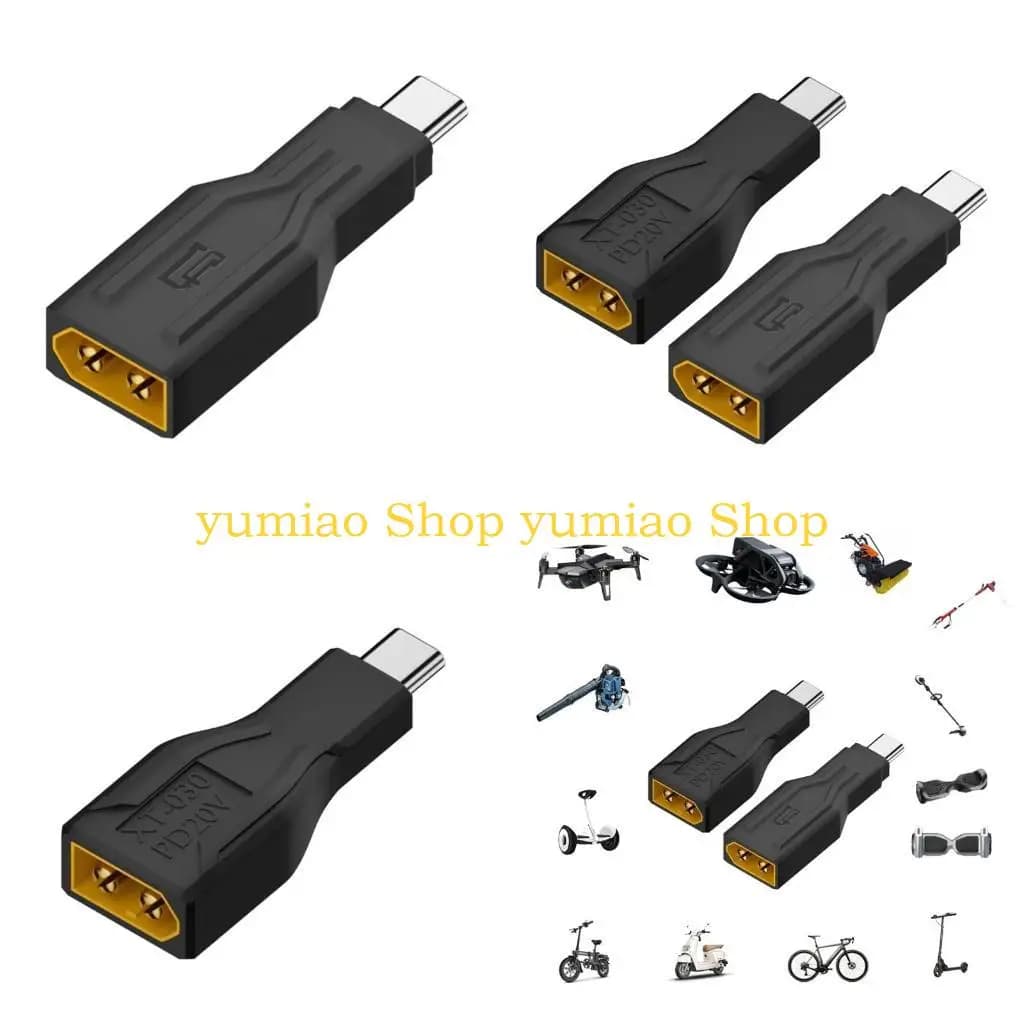 587B XT60 To Type C Power Connector Adapter Converter Suitable For Rapid Charging In Fields Competitions And Travel Scenario