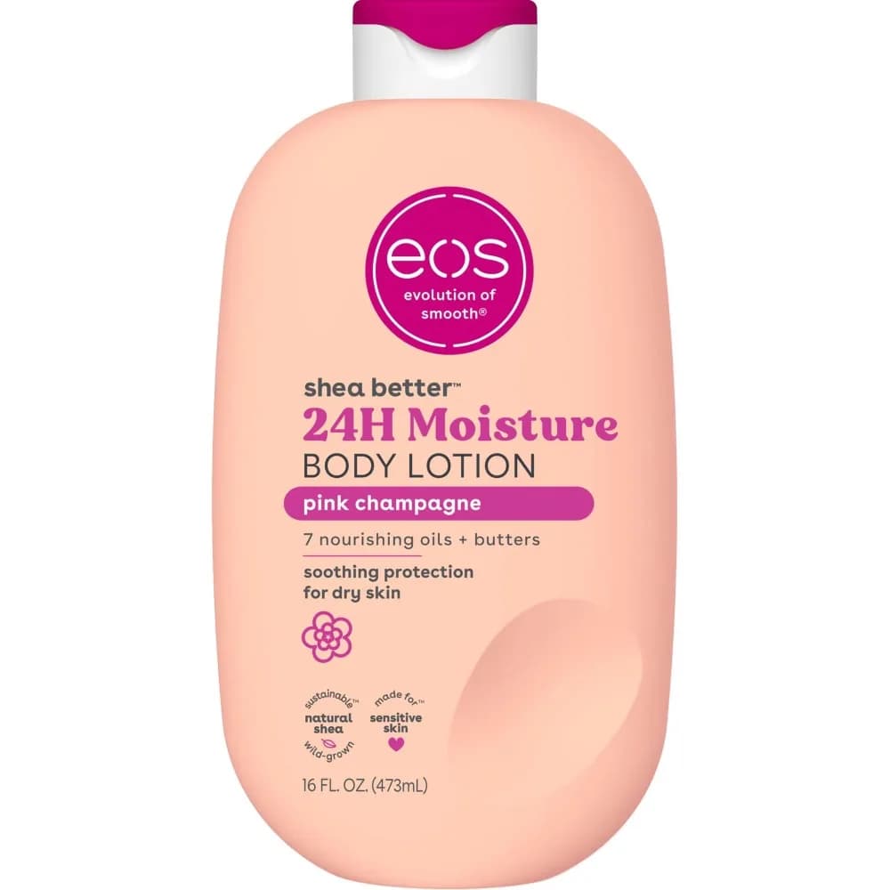 Moisturizing Body Lotion for Dry Skin with Shea Butter Pink Champagne Scent 16 Fl Oz