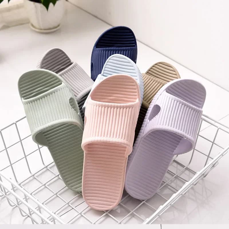 Women's flip-flop slippers with platform, soft, outdoor and indoor, summer, sandals, men's slippers, woman's, home and hotel, flat in EVA