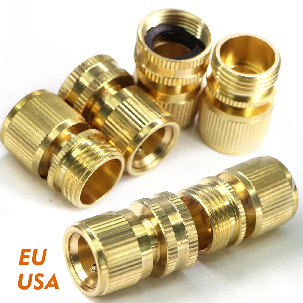 Brass 1/2 "3/4" Male/Femmina Filling Connector Fast 16mm Adapter for Biberon Tettarelles for Garden Pipe Rubinetto Washing Car Irrigation Pipe repair Jiont