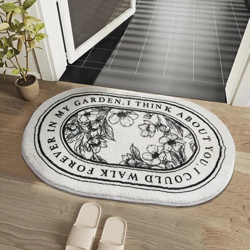 Bathroom Anti-Slip Mat Door Mat Water Absorbent Floor Carpet Home Bedroom Bathroom Non-Slip Foot Pad Home Decorative Accessories