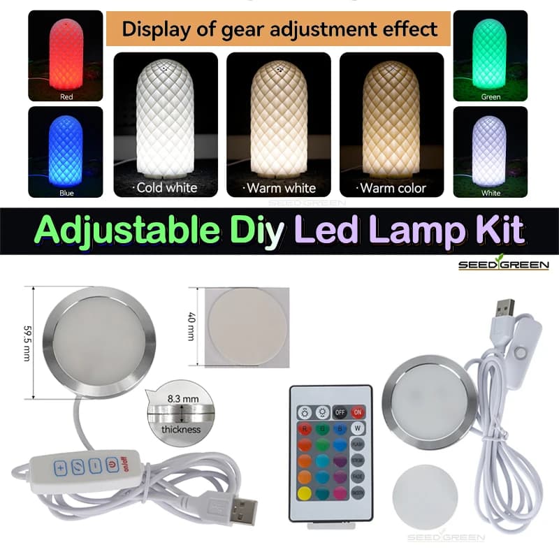 For Bambu Lab x1p1 Led 001 Hardware Light Kit Bambulab Light Parts Led Model Print Parts 3d Printer Accessories 3d