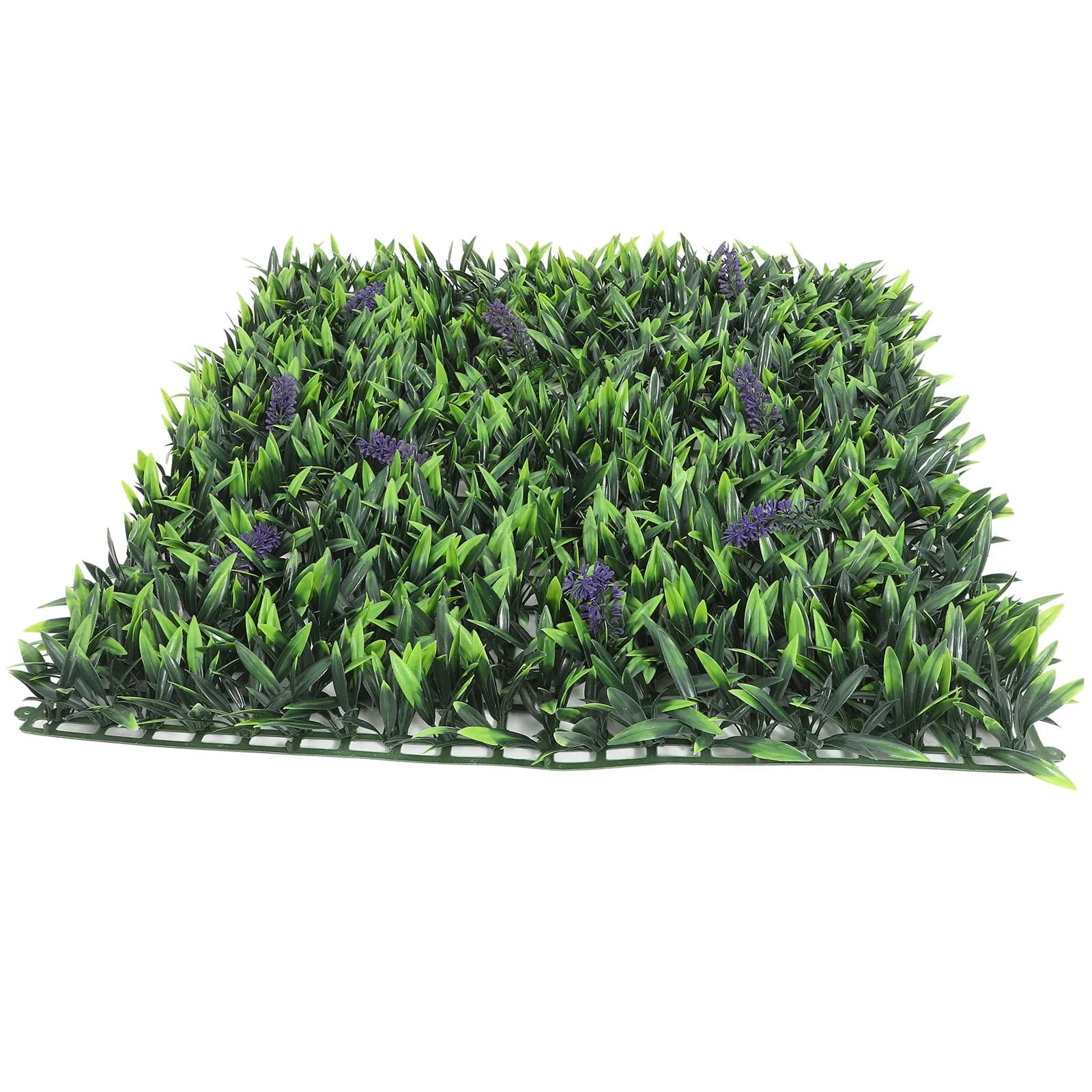 50x50cm Decorative Panel with Artificial Grass, Green Flowers and Hedges for Weddings and Decorations