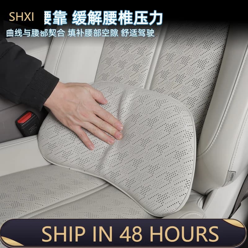 Good Quality NewFor Zeekr 7X Headrest Lumbar Seat Neck Pillow Headrest Pillowcase Memory Foam Automotive Interior Modification S
