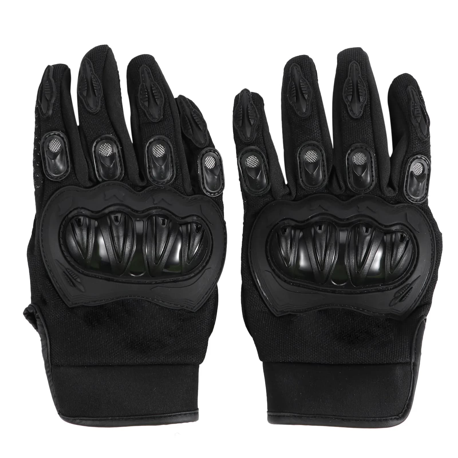 1Pair Motorcycle Riding Gloves Full Finger Windproof Outdoor Sports Gloves for Cycling Bike Racing Comfortable