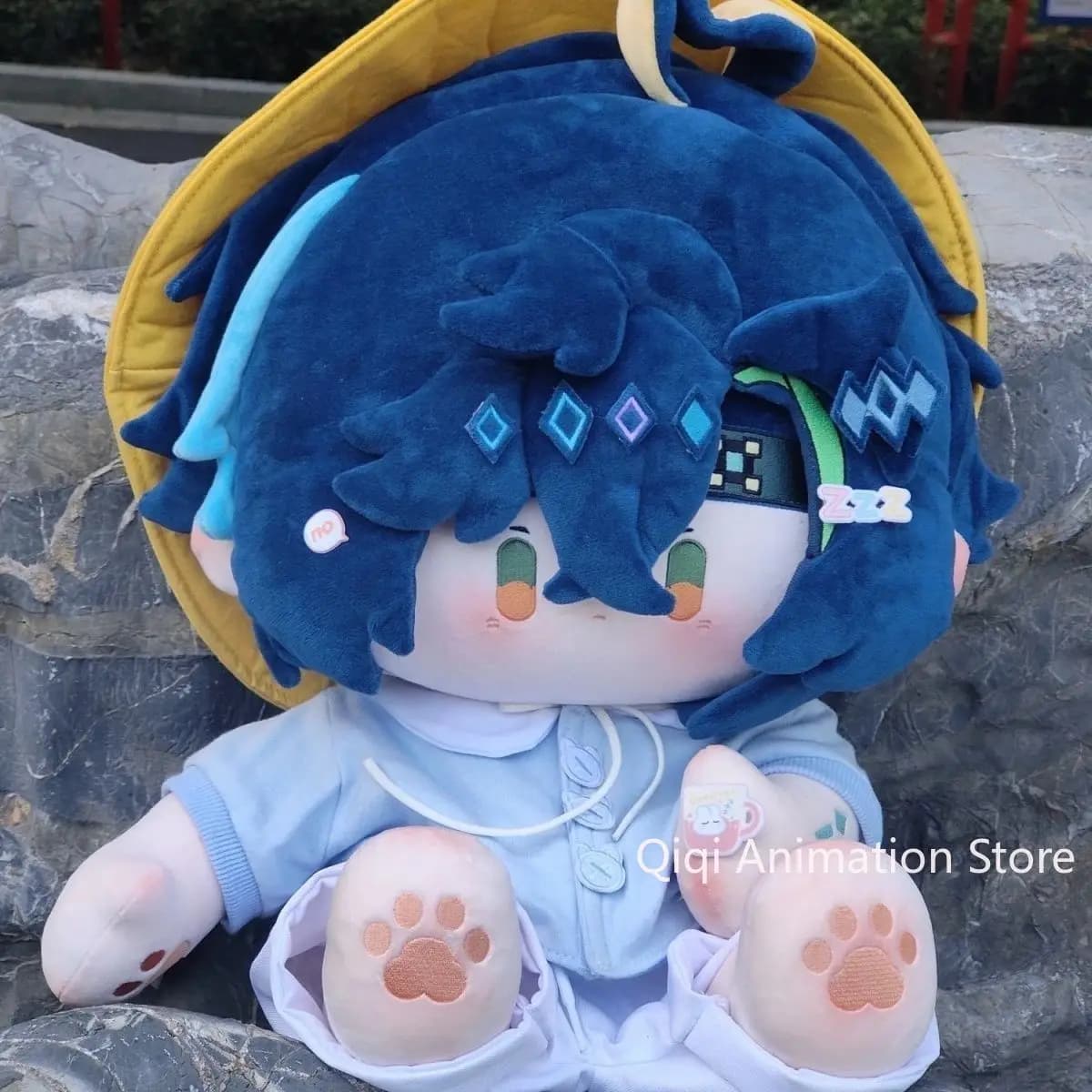 Anime Genshin Impact Kinich Plushies 40CM Cosplay Soft Plush Body Dress Cushion Farcito Christmas Gift Room Decorations