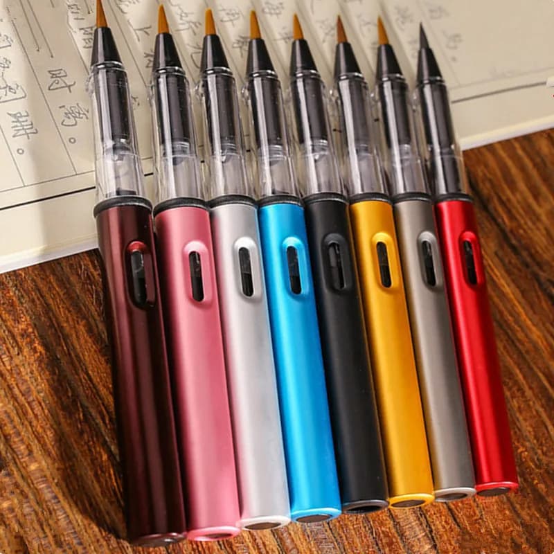 Fashion Calligraphy Writing Brush Watercolor Soft Hair Fountain Pen Artist Painting Drawing Tool Office School Supply Stationery