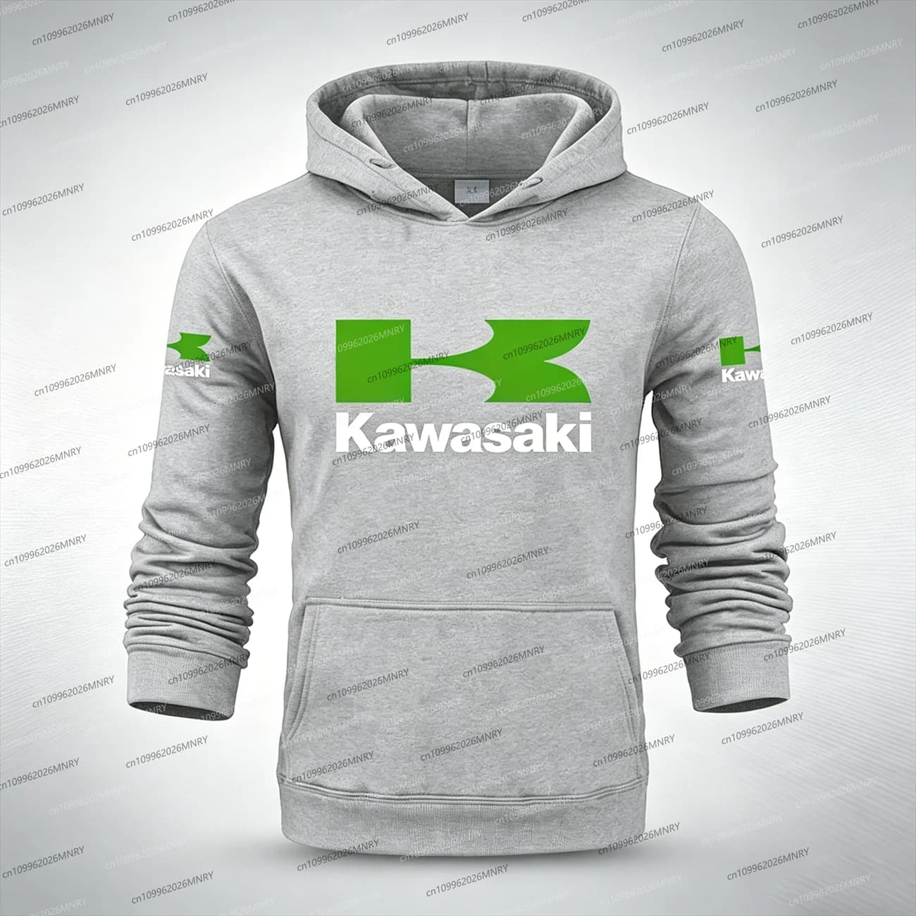 Felpa con cappuccio da uomo per sport di squadra motociclistici, logo Kawasaki, maglia sportiva casual da uomo per autunno e inverno, nuova felpa sportiva da donna