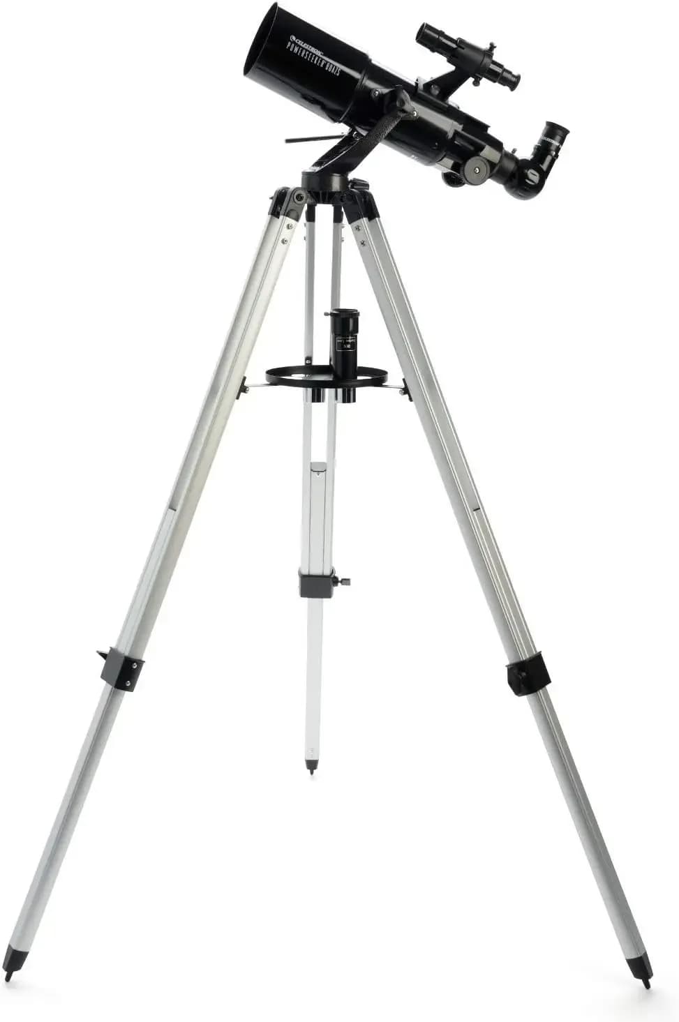 Telescopio Manuale Portatile Alt-Azimutale da 80mm per Principianti con Software Astronomico Bonus