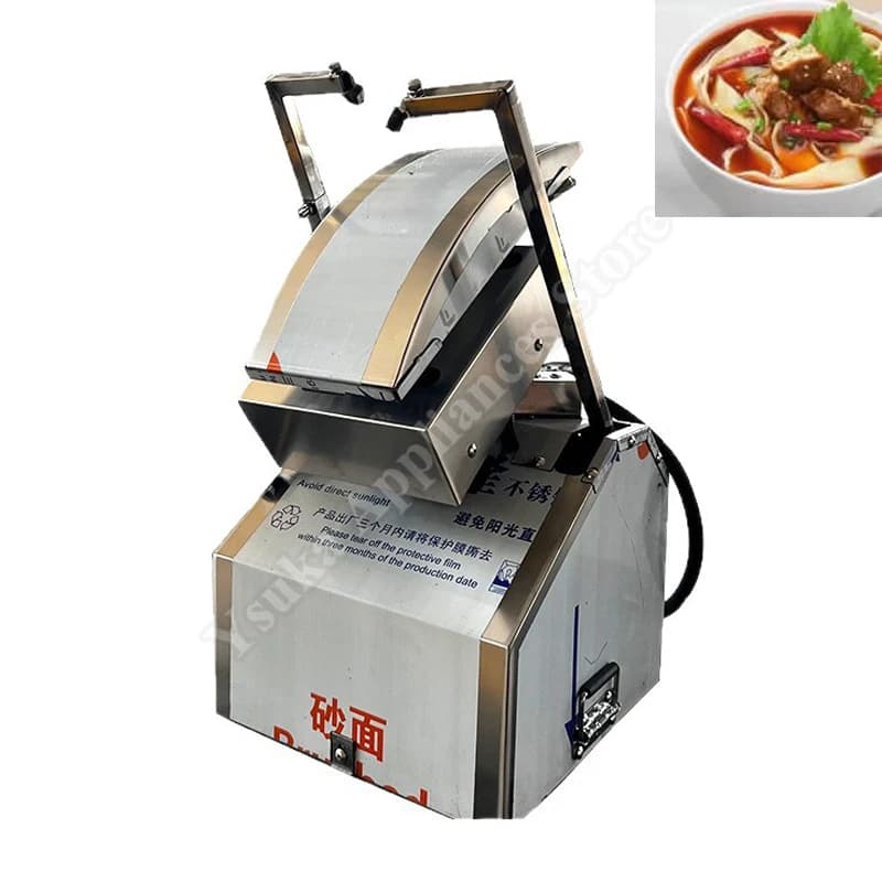 Macchina per Fare la Pasta, Piccola Macchina da Tavolo per Noodle, Tagliatrice Elettrica Commerciale in Acciaio Inox