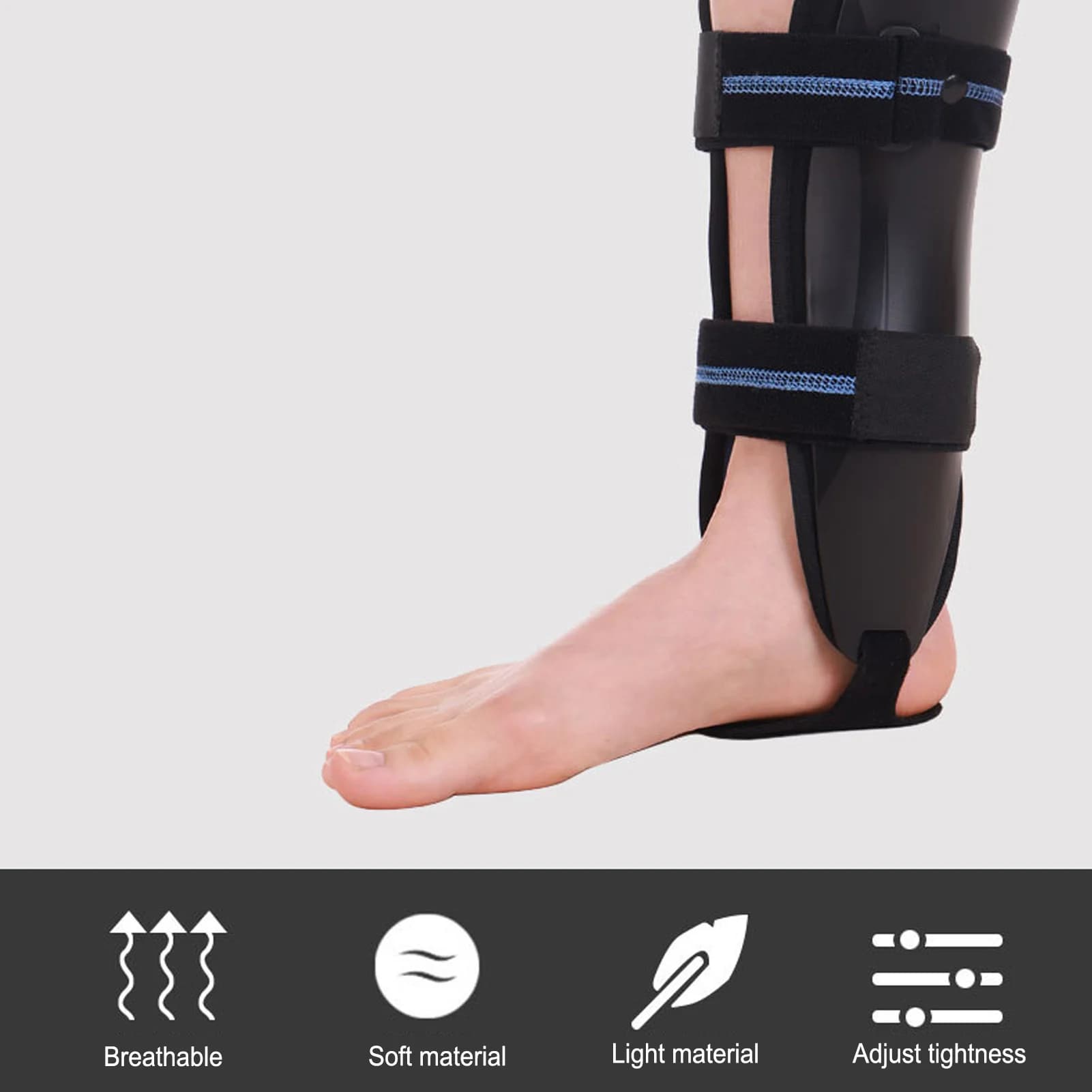 Tutore stabilizzatore per caviglia Regola la tenuta Supporto per il piede Stecca stabilizzante per lesioni ai piedi Stecca per staffa stabilizzante per caviglia