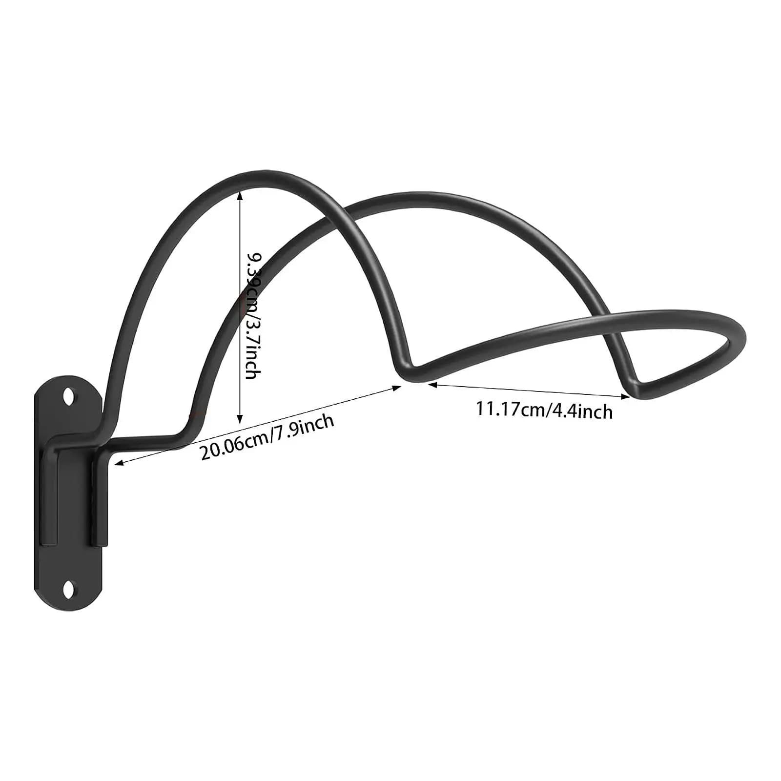 Motorcycle Helmet Stand Wall Mount Metal Rack Helmet Holder Hook for Bike Baseball Hockey Storage