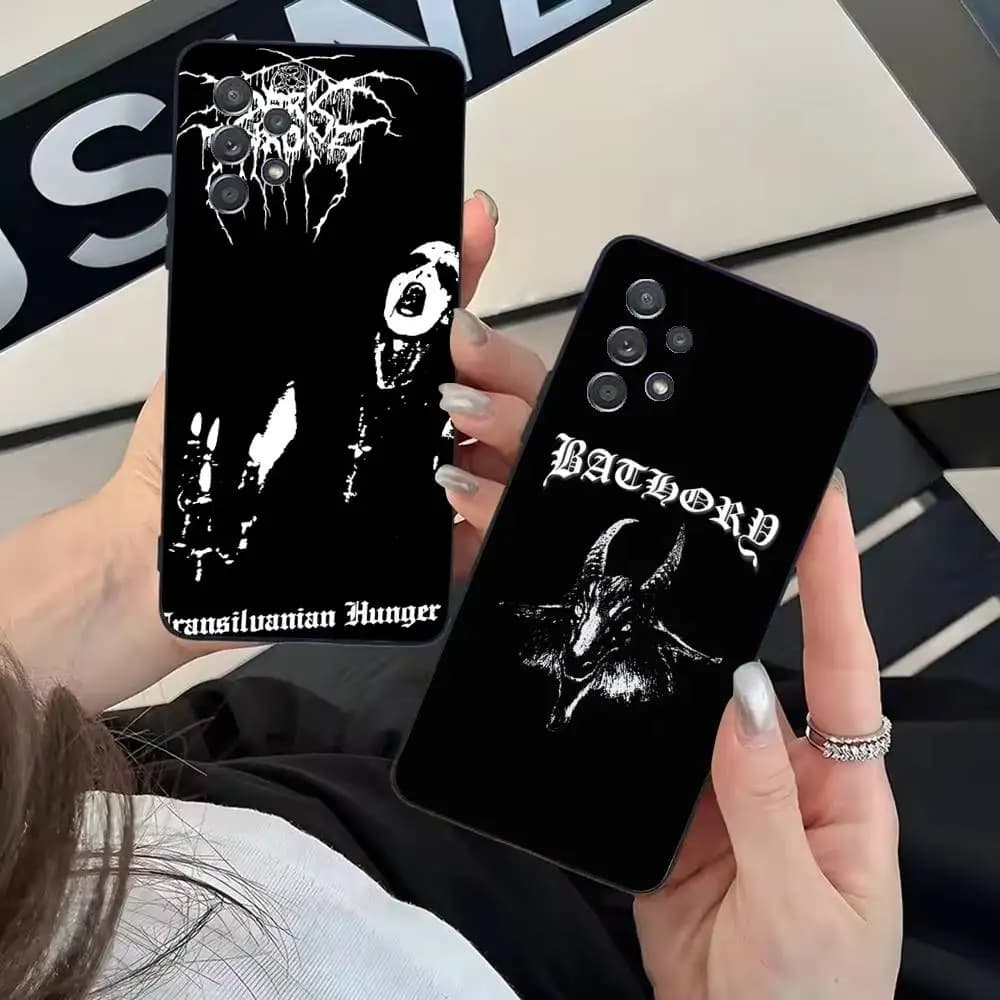 Custodia per telefono D-Darkthrone Band per Samsung Galaxy A20,21s,22,31,32,52,71,80,A91,5G Cover colorata per smartphone Pretty
