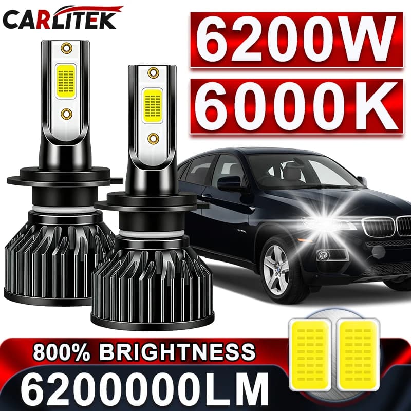 H7 H4 LED Lights 4300K 6000K 5000K H7 H4 LED Mini Car Headlight Bulb Canbus Error Free H11 H8 9005 9006 HB3 HB4 Auto Car Lamps