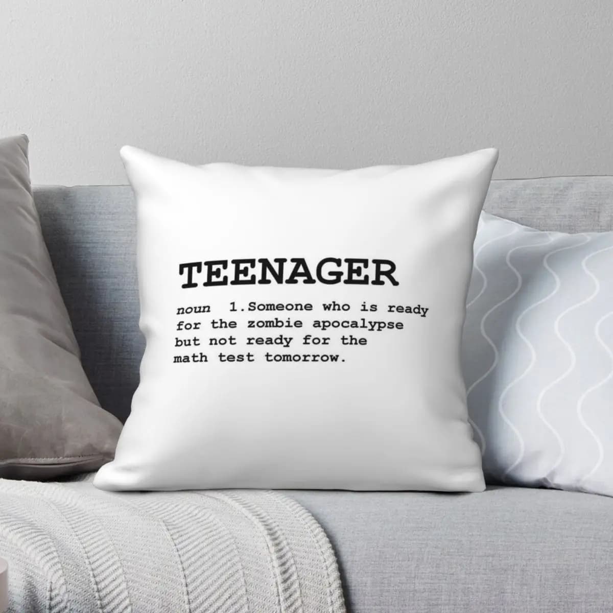 Definizione dell'adolescente federa poliestere lino velluto modello Decor federa per cuscino divano sedile fodera per cuscino all'ingrosso 45x45