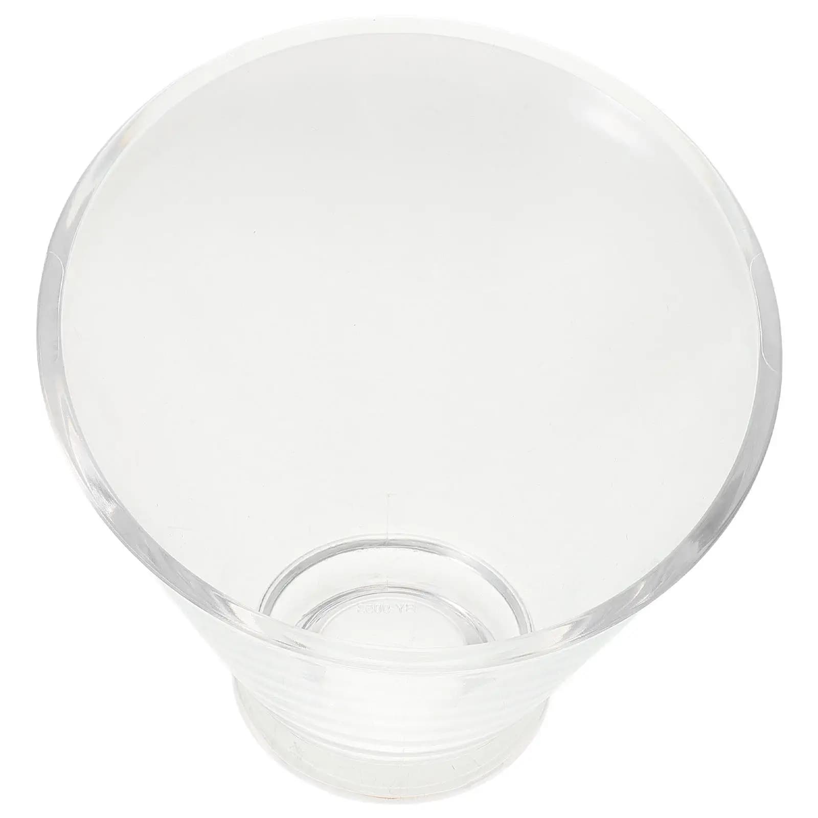 Japanese Style Large Angled Clear Salad Bowl Acrylic Food Serving Container for Party and Festival Clear Salad Bowl