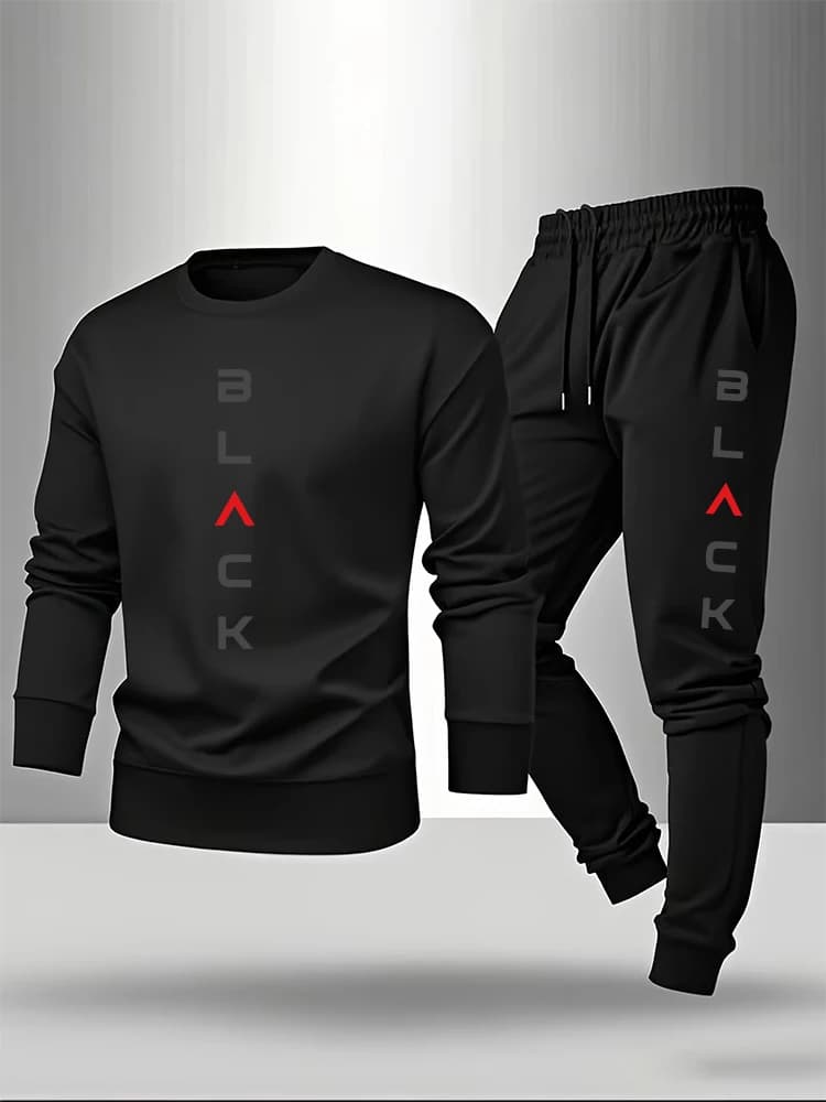 Completo Casual Primaverile e Autunnale da Uomo, Set Felpa e Pantaloni, Comodo e Versatile per Casa e Outdoor, Felpa con Cappuccio a Collo Tondo