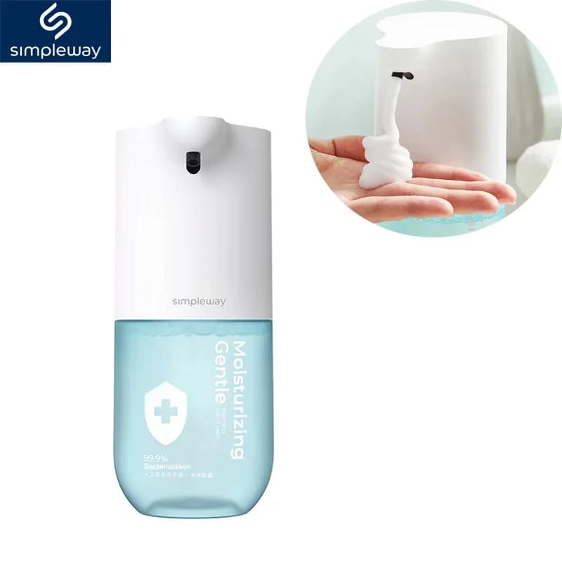Dispenser automatico di sapone Simpleway Lavatapamani intelligente Dispenser di schiuma con sensore a infrarossi da 0,25 s con alta precisione per Xiaomi Home