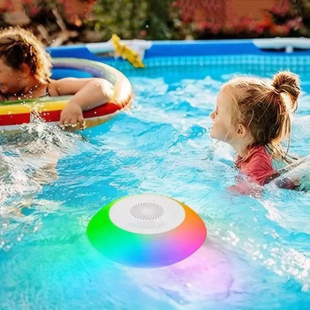 Floating Pool Speaker IPX7 Waterproof Hot Tub Speaker Wireless Speaker Shower Speaker for Pool Spa and Outdoor