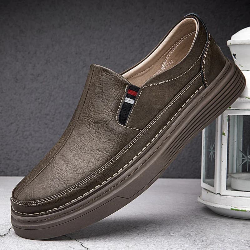 New Men's Shoes Spring Outdoor Oxford Shoes Fashion Leather Casual Shoes for Men Loafers High Quality Genuine Leather Sneakers