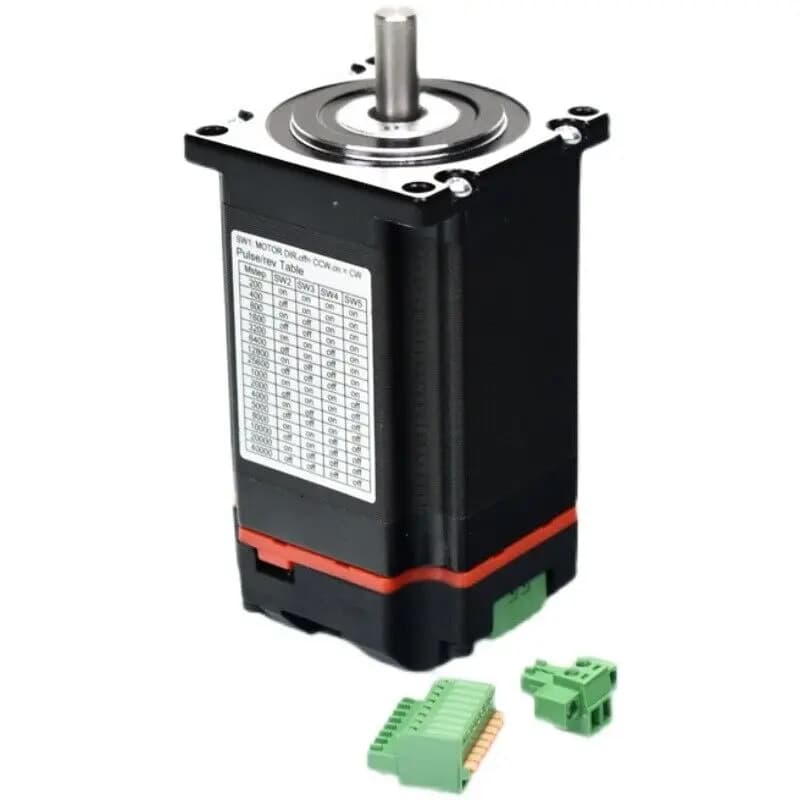 Motore passo-passo integrato Nema23 ad anello chiuso 56-112mm 1.5Nm 2.2Nm 3.2Nm per parti di stampa CNC
