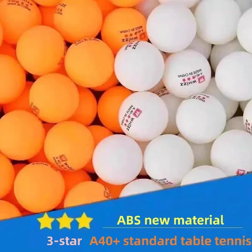Table Tennis Ball National Standard ABS 40+ High Elasticity Quality Ping-Pong Balls Training Balls
