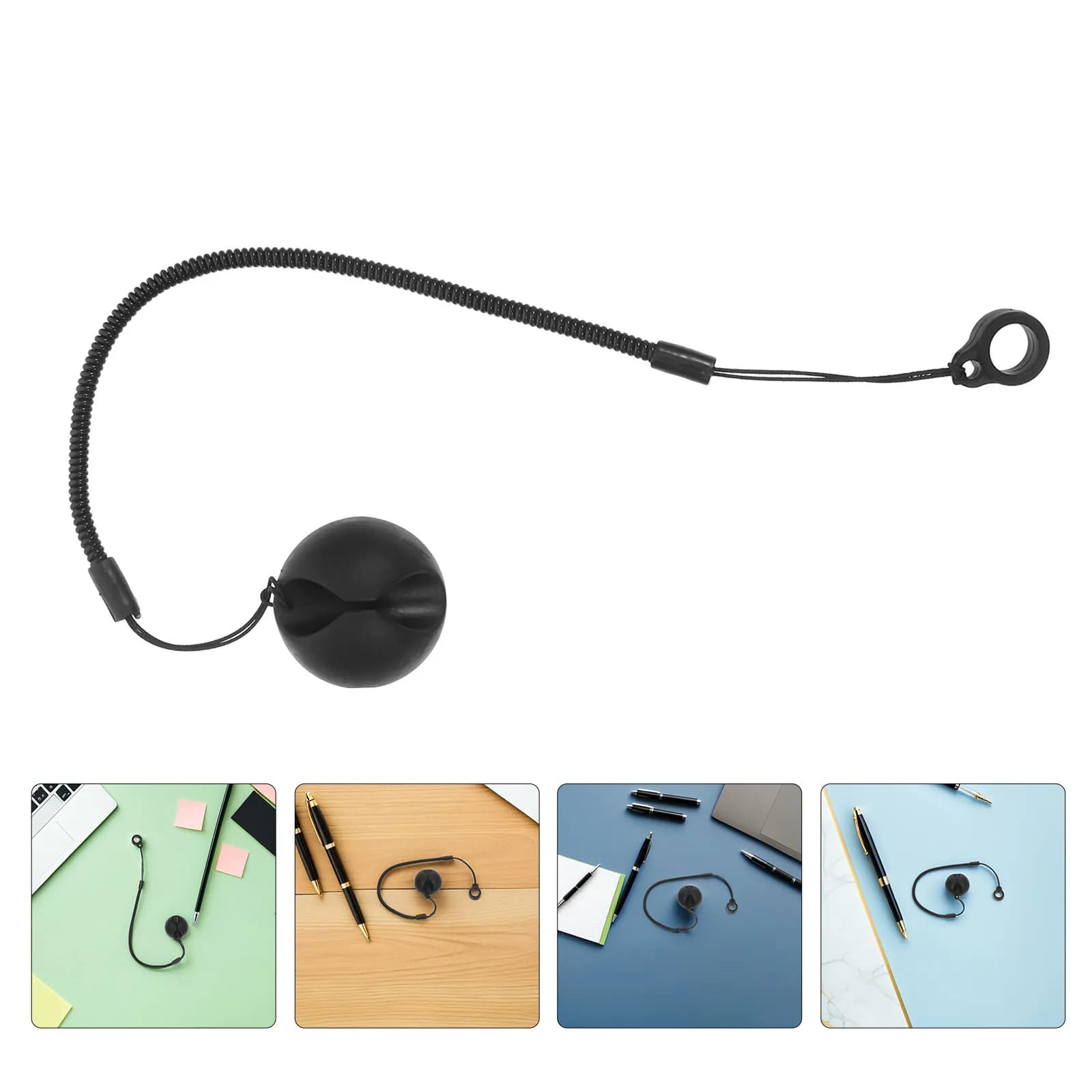 Set di 8 Penne Stilo Retrattili con Cordino Elastico Anti-Smarrimento per Tablet Capacitivi e Penne Touch per Disegno