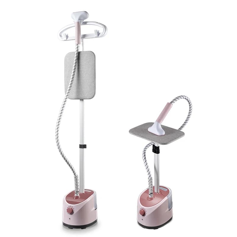 Vaporiera per indumenti regolabile a 11 marce 1.6L Ferro da stiro a vapore verticale sospeso 1800W Macchina per vaporizzare indumenti portatile per la casa per vestiti