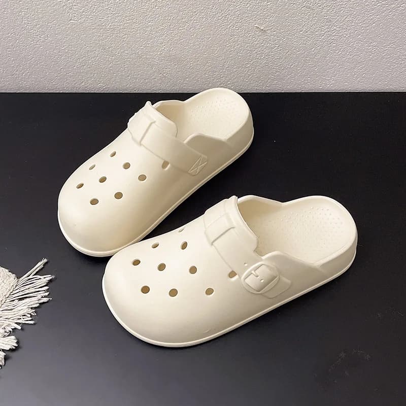 Zoccoli Estivi da Donna, Ciabatte da Casa, Mules di Lusso Firmate, Sandali con Plateau, Scarpe da Interno ed Esterno, Ciabatte da Spiaggia alla Moda