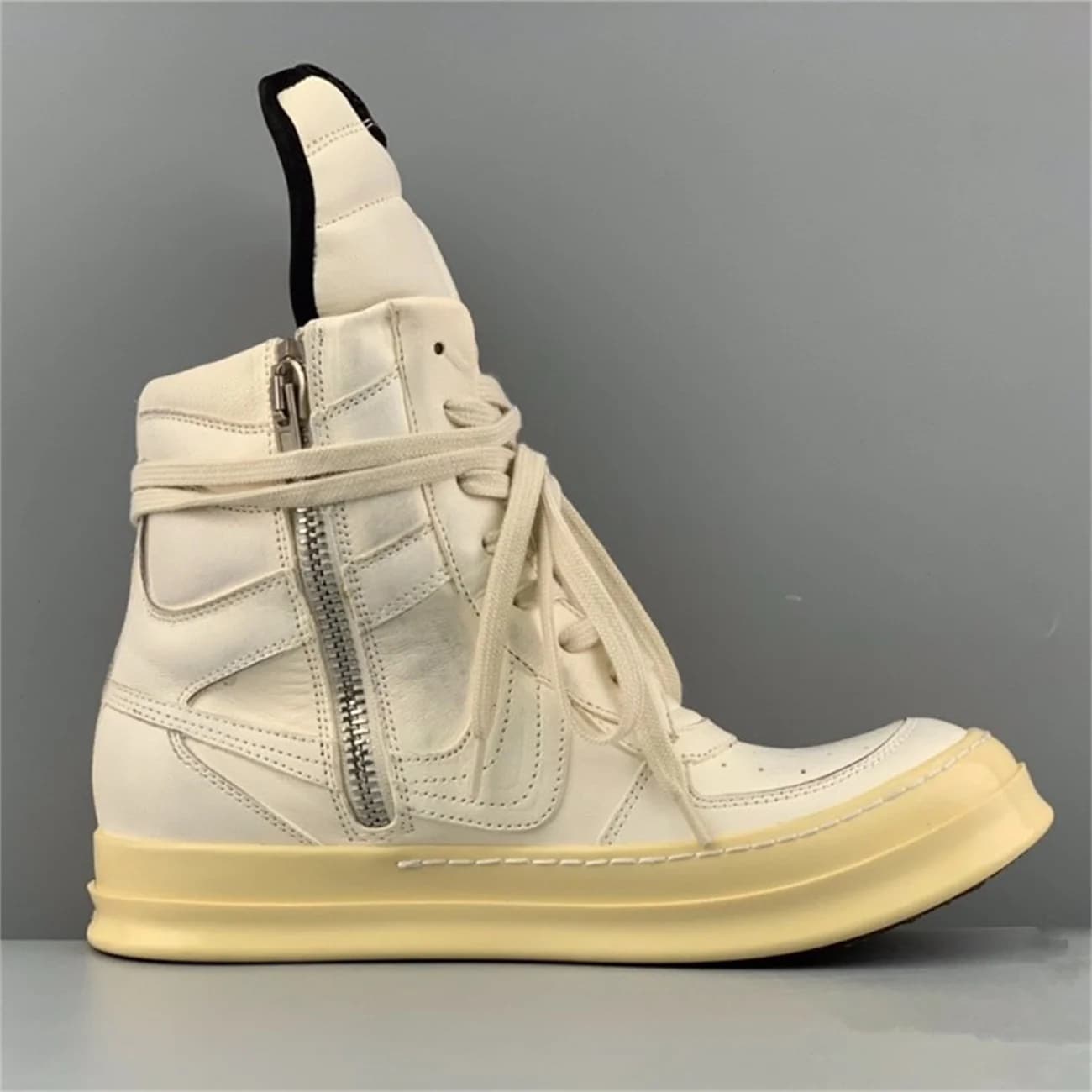 Goodyear personalizzato cucito a mano da uomo Geo-basket Hip Hop Punk Nail Stivali da corsa in vera pelle