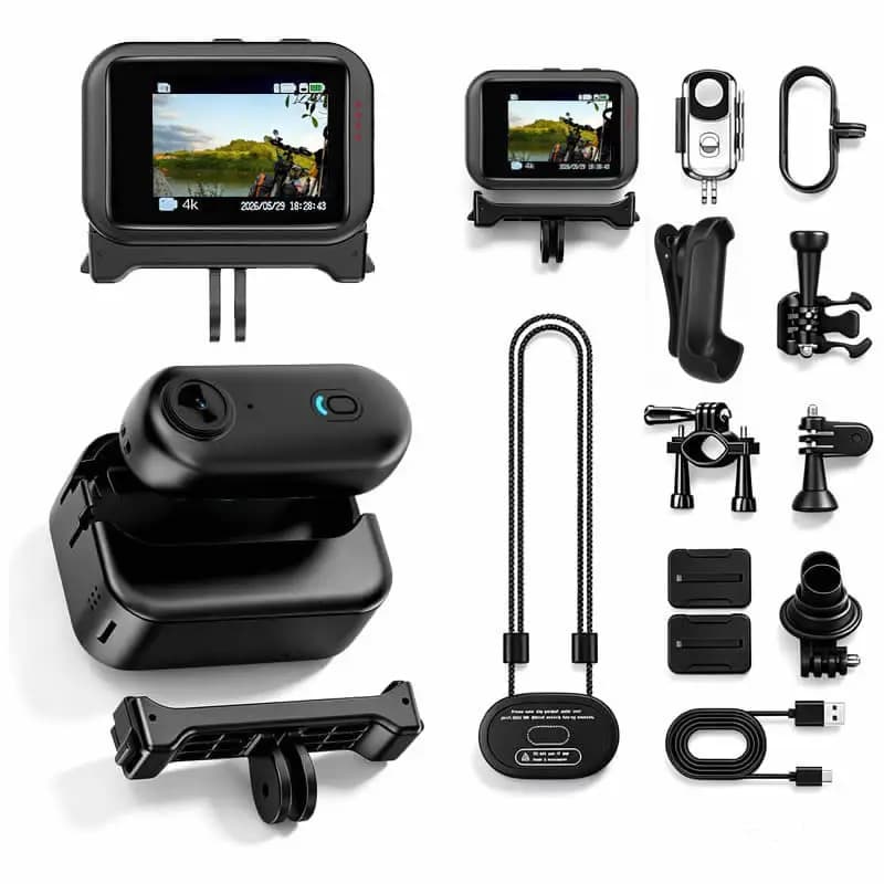 Sports Camera 1080P Wifi Mini Camera In Helmet Motorcycle Bike Filming Waterproof Video Recording Body Cam With 2-inch Screen
