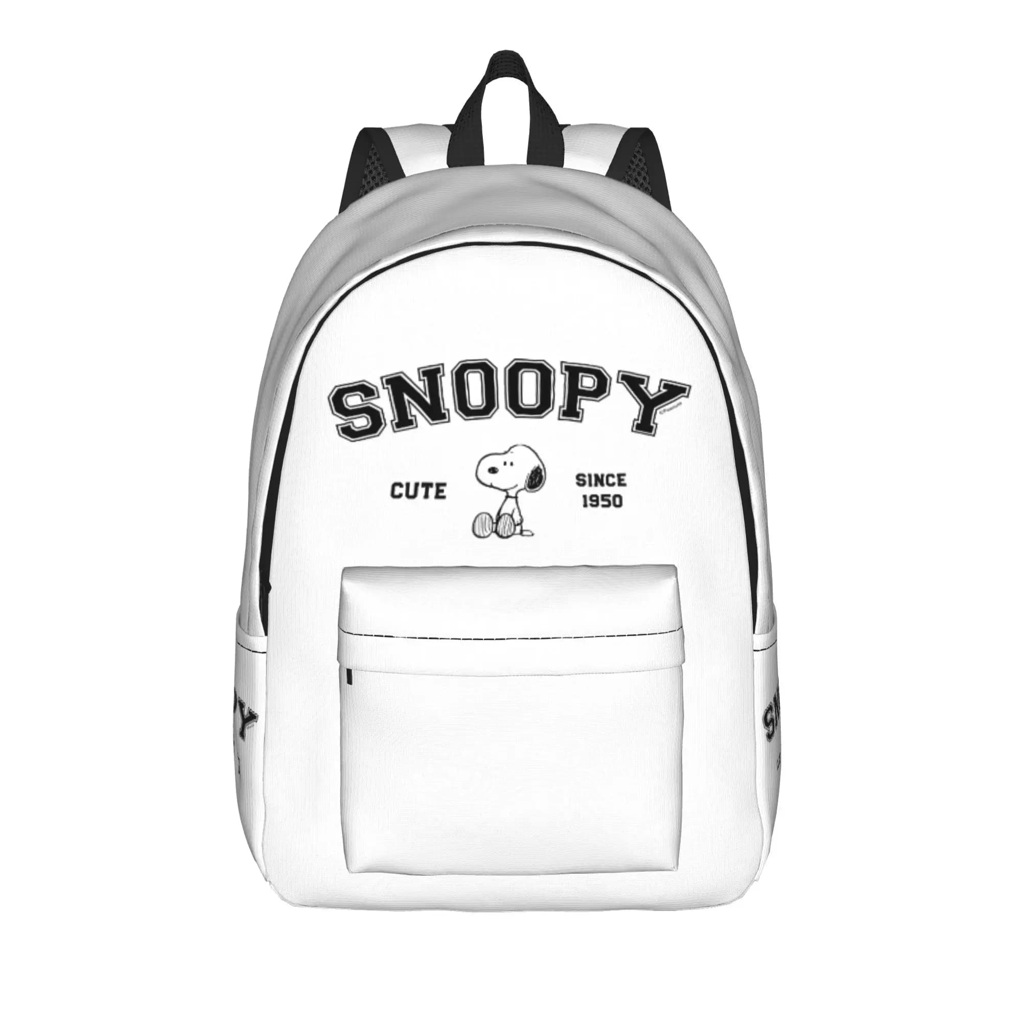 Zaino Casual Snoopys Dog Woodstock, Borsa Sportiva per Scuola Superiore e Lavoro, Zaino per Uomo e Donna, Borsa per Computer Portatile in Tela