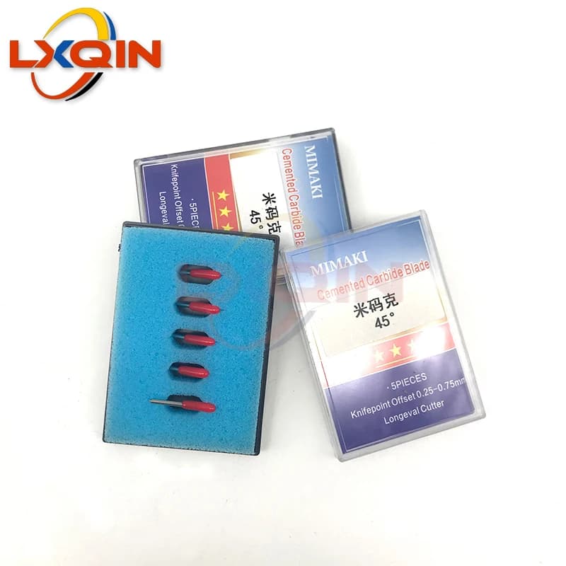 LXQIN 5pcs 45 degree angle cutter for Mimaki cutting plotter Vinyl cutter blade